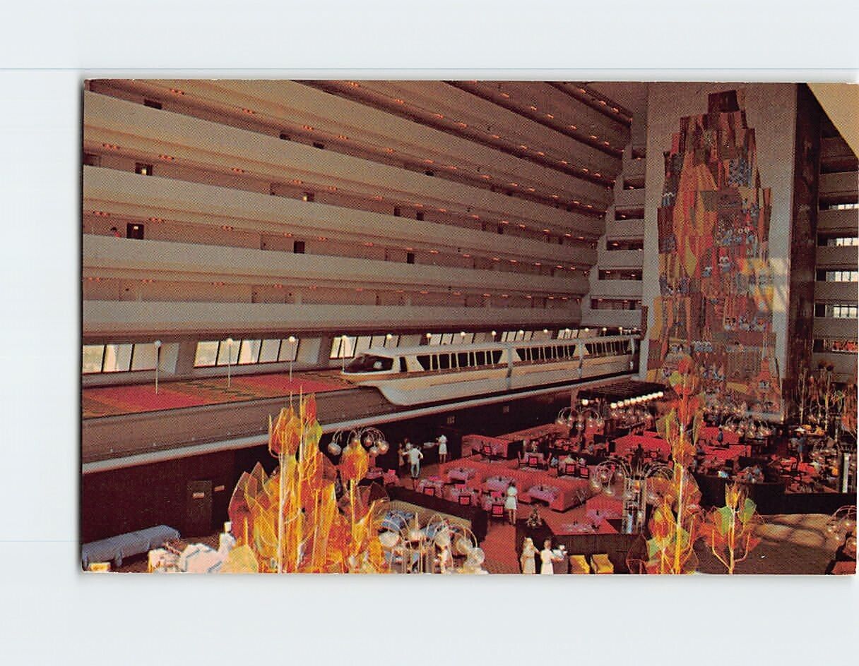 Postcard Grand Canyon Concourse Contemporary Resort Walt Disney World Florida