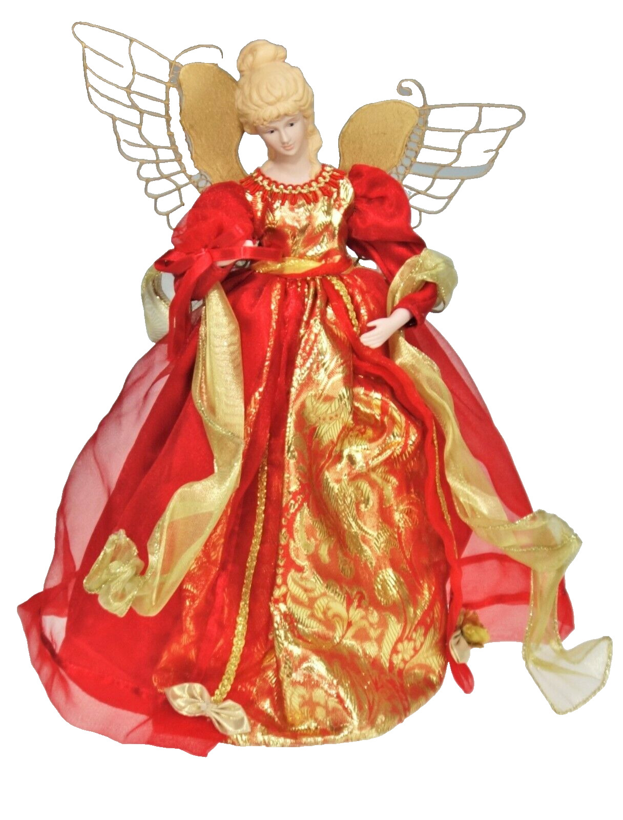 16” Angel Large Tree Topper Angelic Christmas Centerpiece Holiday Decor