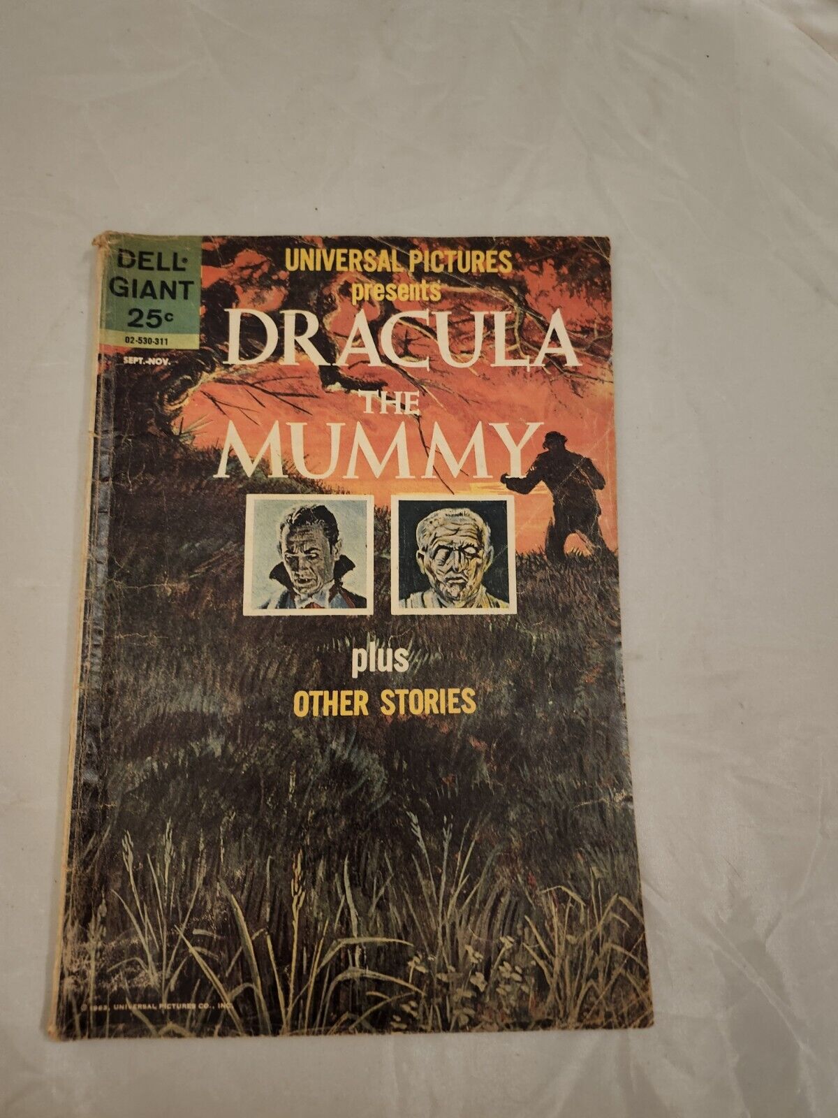 Universal Pictures Presents Dracula The Mummy (1963) Dell Giant G