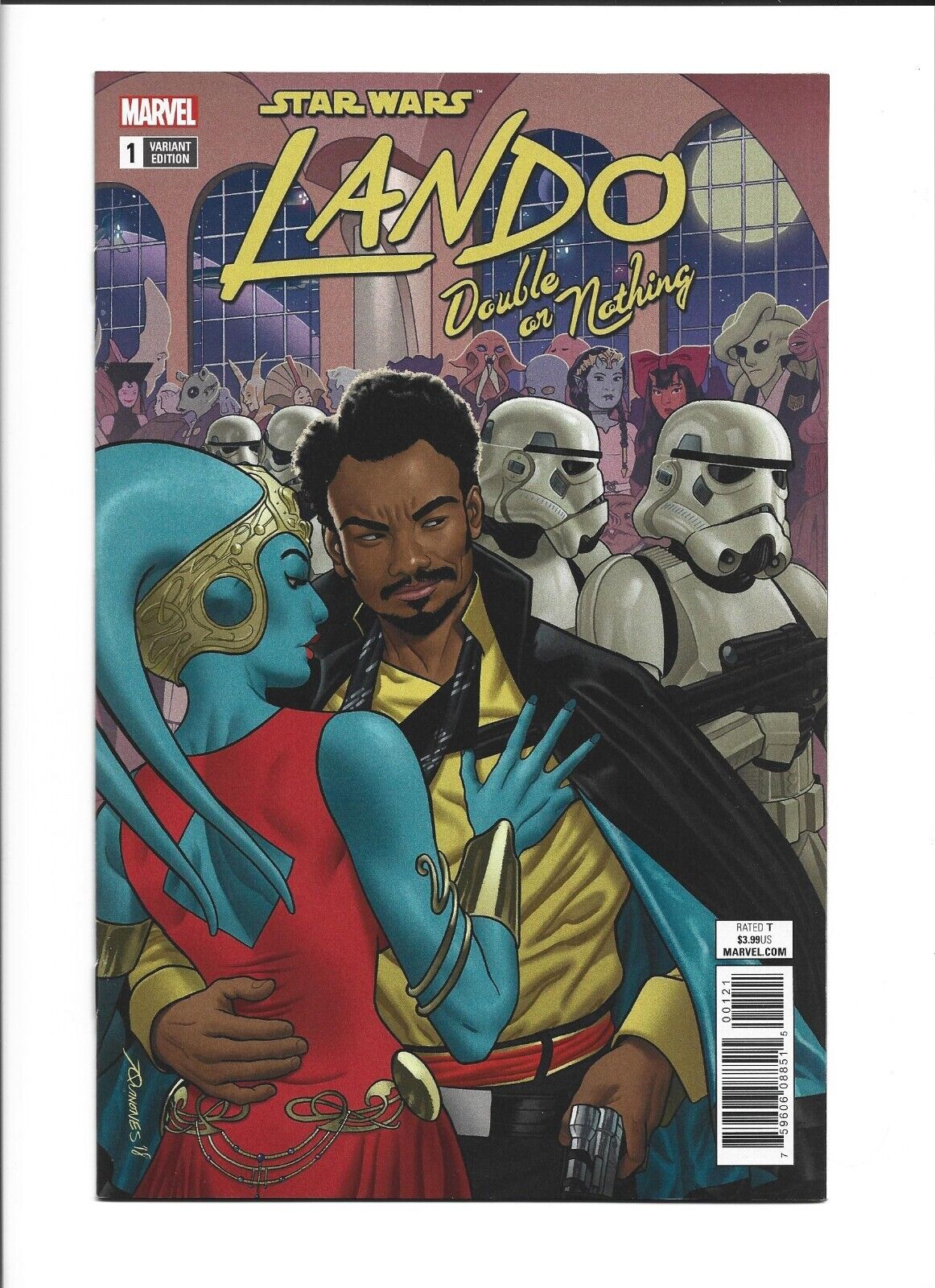 Star Wars Lando Double Or Nothing #1 1:25 Joe Quinones Variant NM Hard to Find