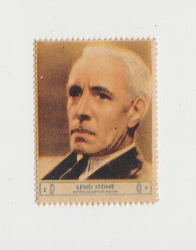 Lewis Stone 1932 National Screen Star Stamp - Clean Back - E5 - Film Star