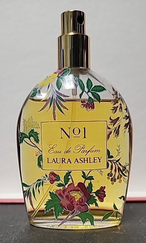 Vtg Laura Ashley No 1 Eau de Parfum EDP 3.3 oz / 100ml Spray, 75%, Tester Bottle