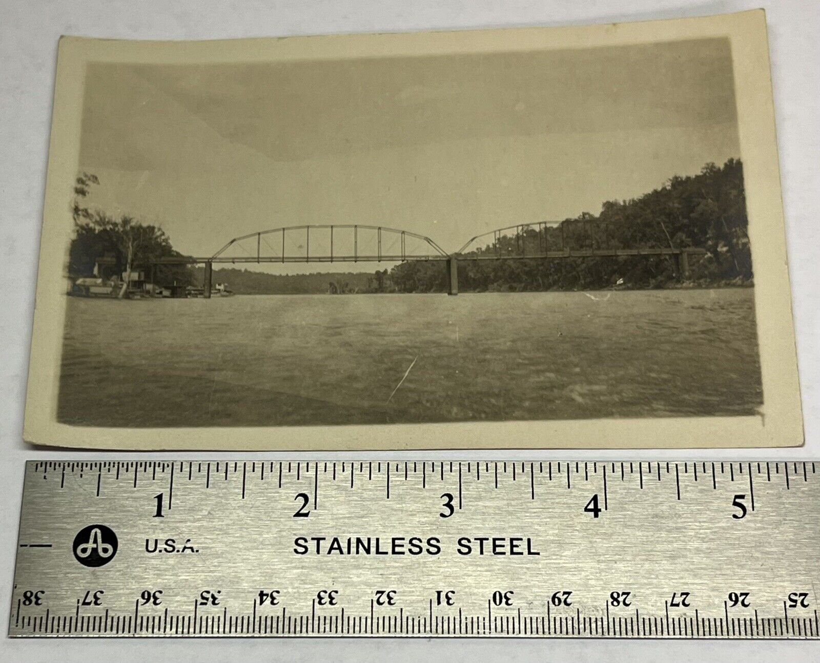 Vintage Postcard. Rail Bridge. 1907-1915