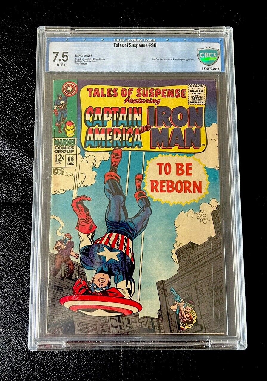 Tales Of Suspense #96 In A CBCS Protective Case. Graded 7.5