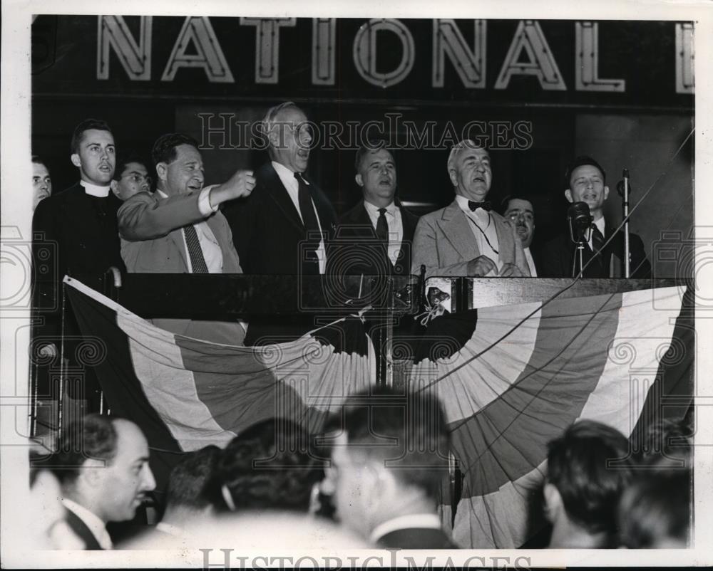 1939 Press Photo New York American Civil Liberties Union Celebrated NYC