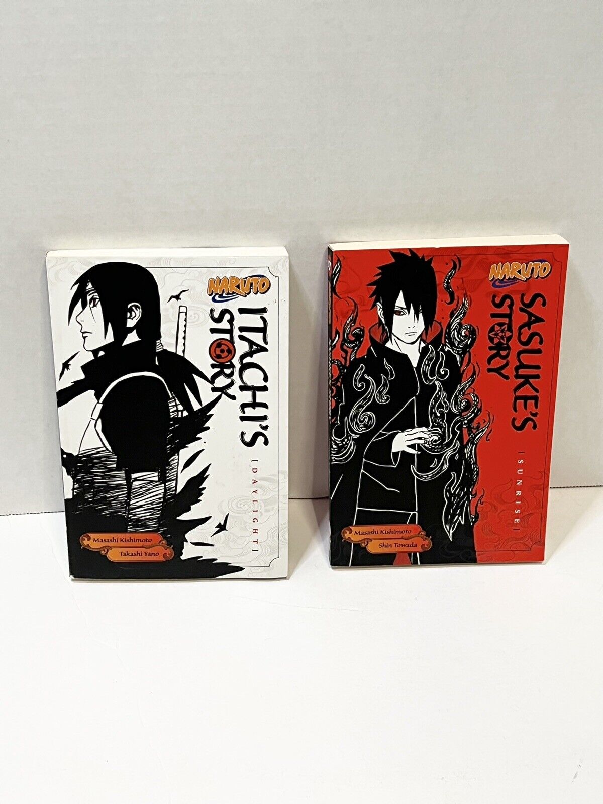 Naruto Anime Lot of 2 Books Sasuke’s Story: Sunrise & Itachi’s Story: Daylight