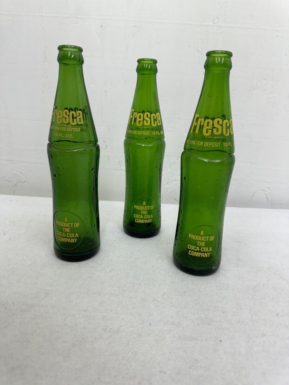Vintage Fresca 10oz. Bottles (3) 