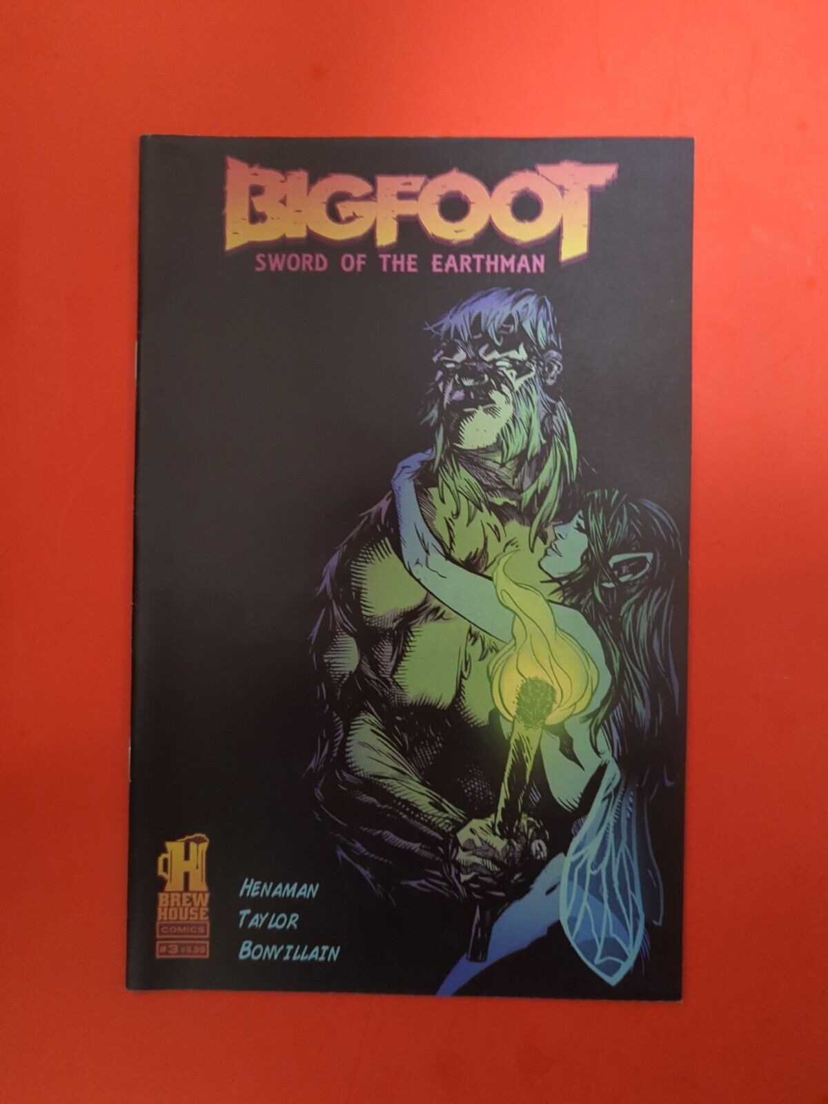 Bigfoot Sword Of The Earthman #3 Brewhouse comic book | Rare HTF (B3)