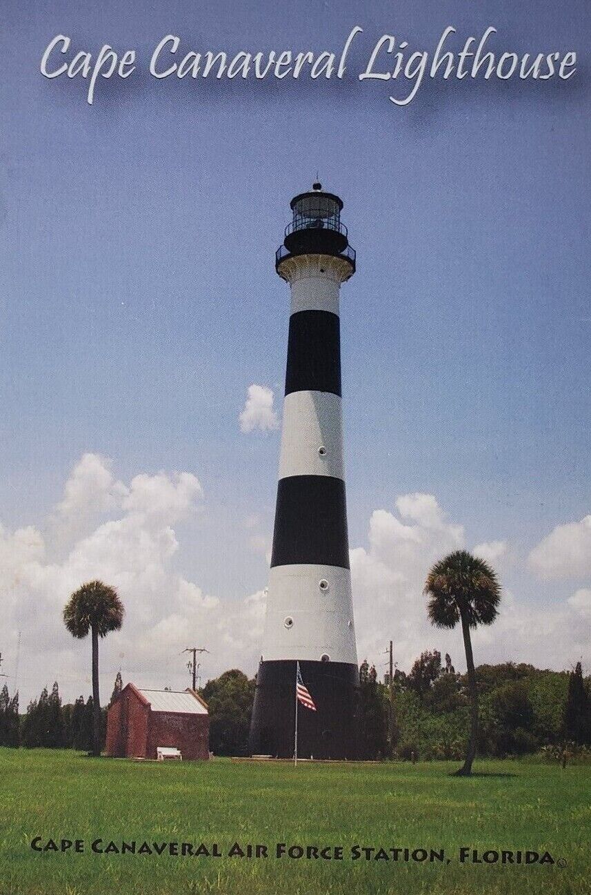 Lighthouse Cape Canaveral Air Force Station FL Postcard