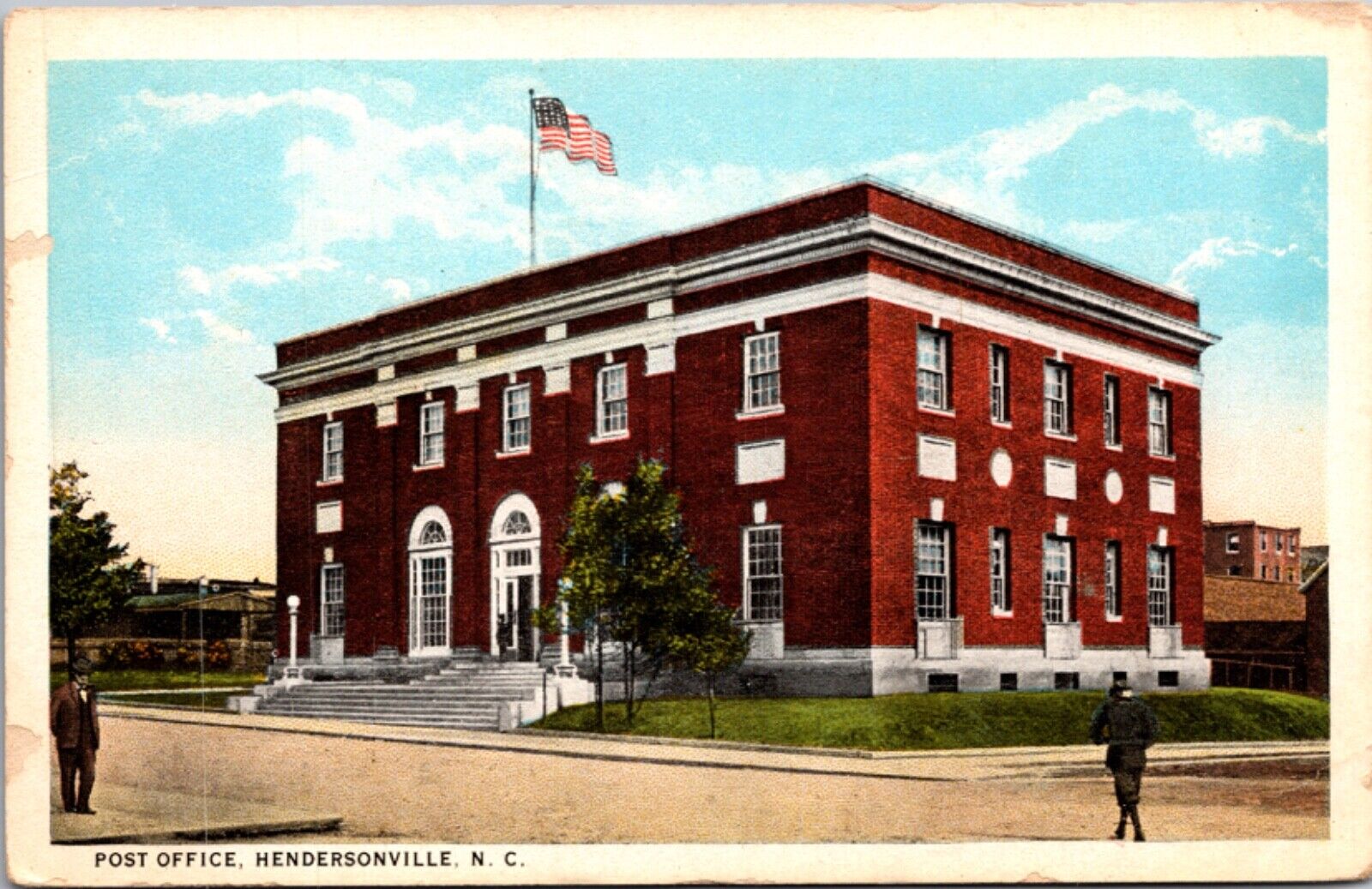 Postcard Post Office in Hendersonville, North Carolina