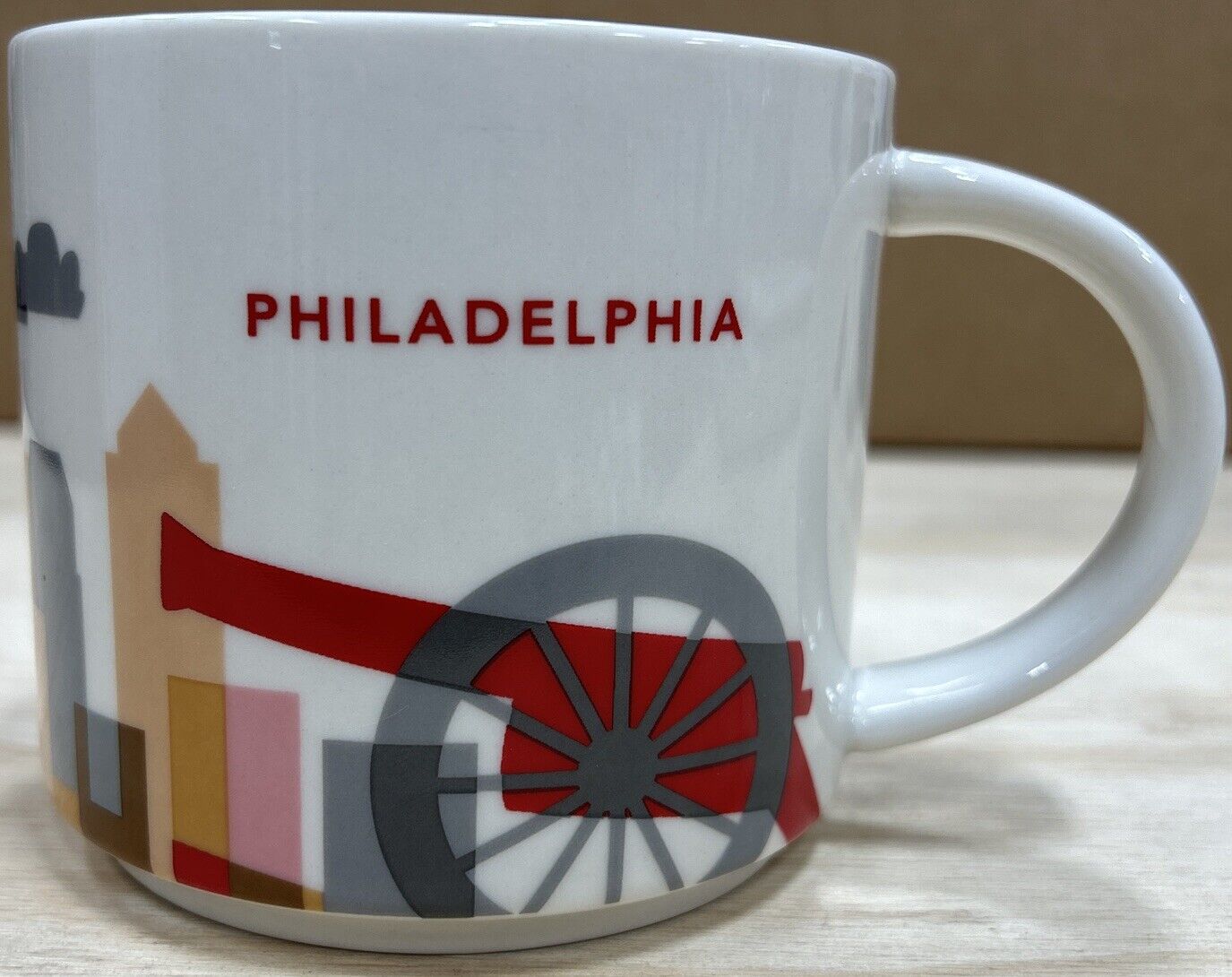 Starbucks Philadelphia You Are Here Coffee Mug Cup 14 Oz Collection 2015