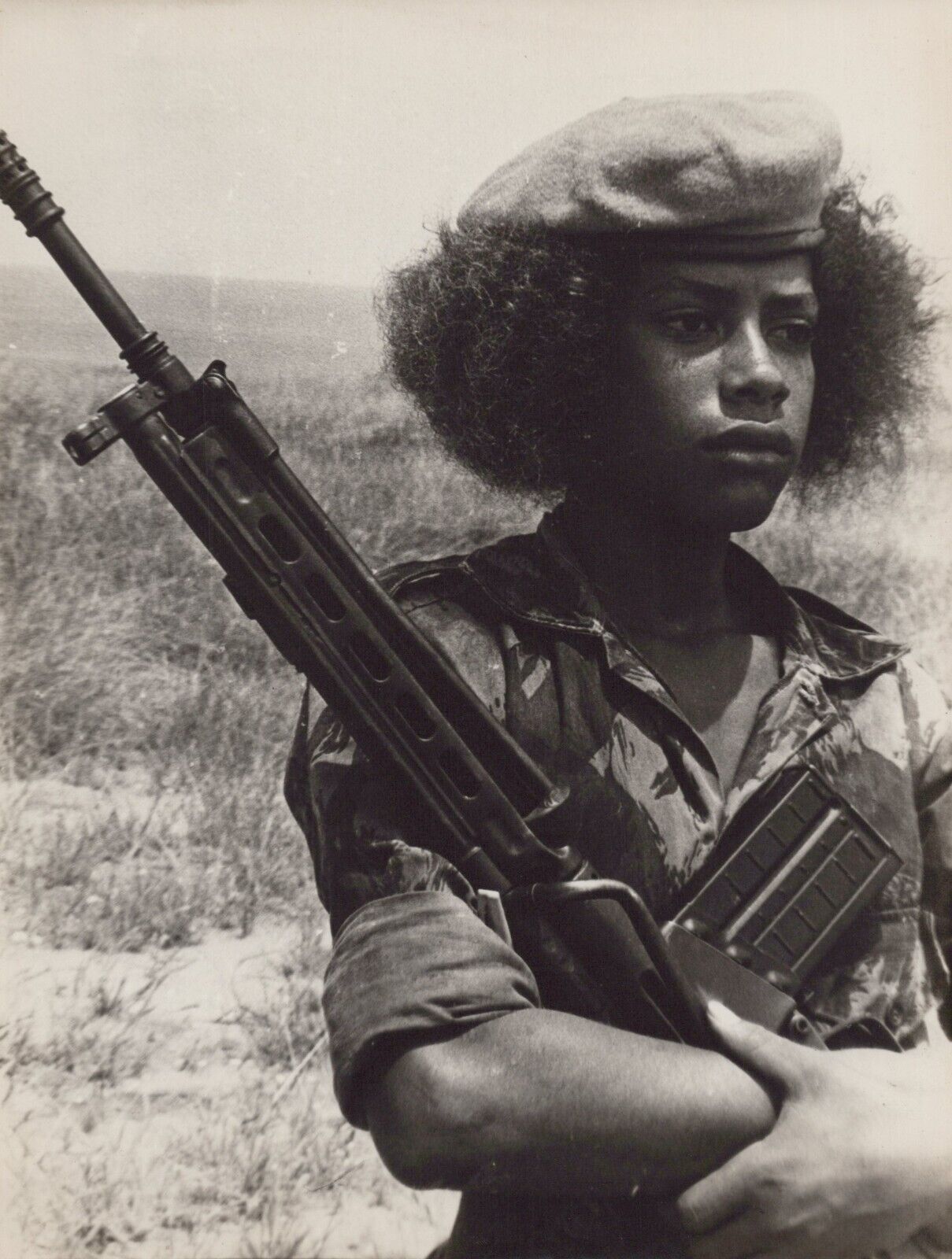 Angola War Woman (1970s) ❤ Original Photography Photo K 360