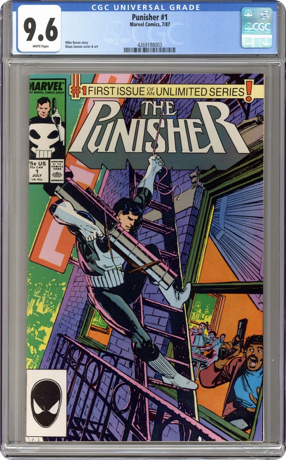 Punisher 1D CGC 9.6 1987 4269188003