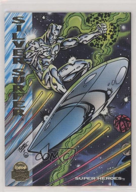 1994 Fleer Marvel Universe Series V Promo Sheets Singles Silver Surfer 0ad