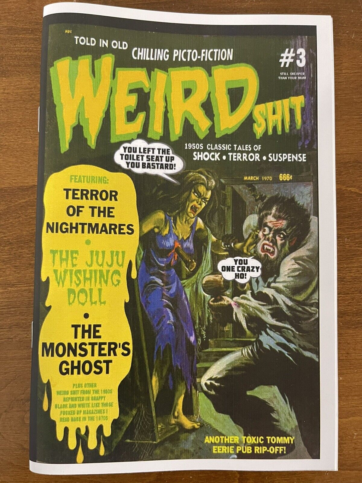 Weird Sh*t ‘Zine #3 Pre-Code Reprints EC Fanzine Horror Sci-Fi Comics Eerie Pubs