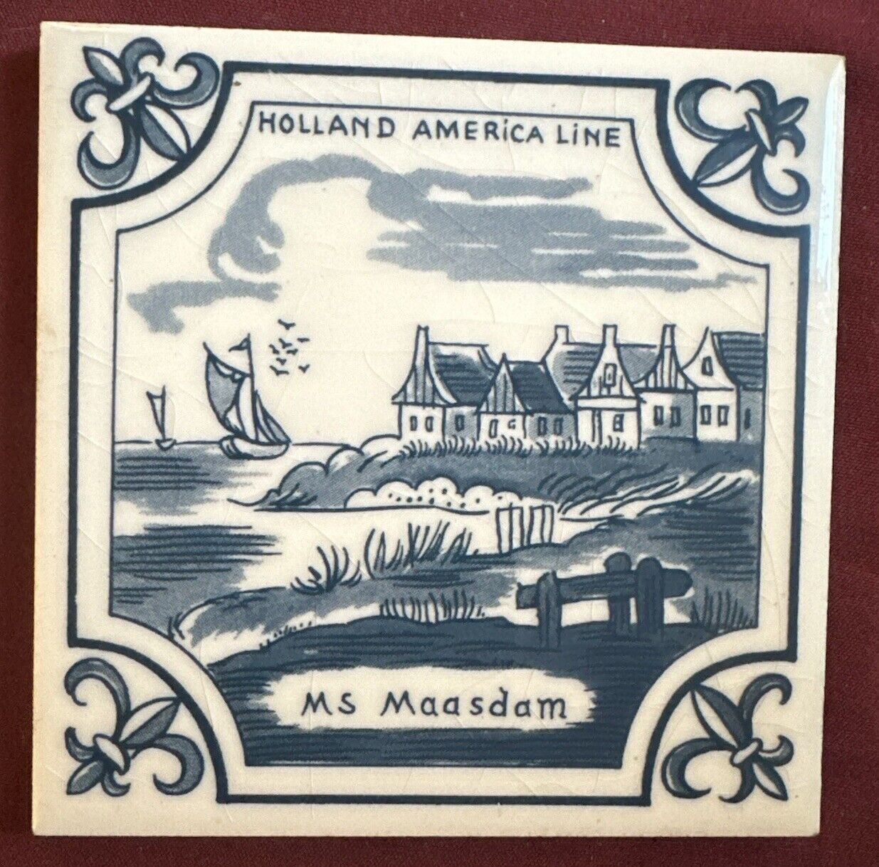 holland america tiles Ms Maasdam Coaster