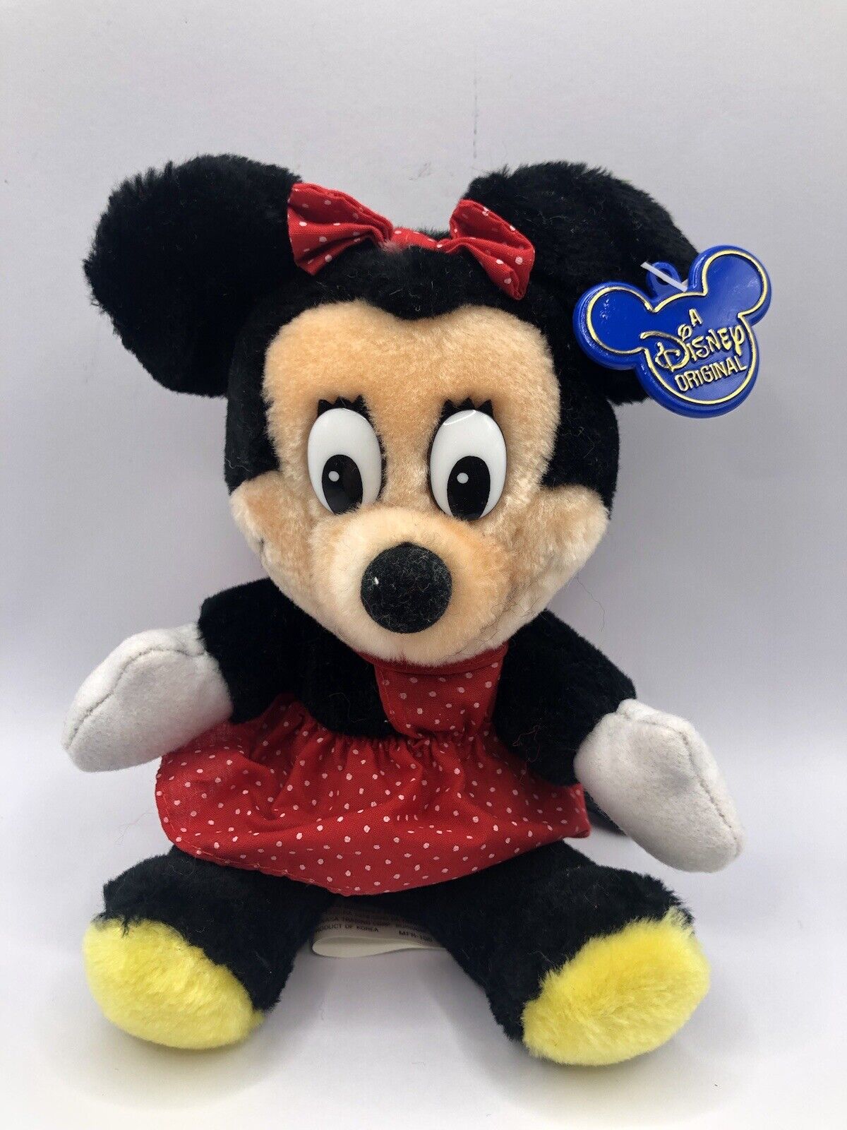 Vintage Disney Original 7” Minnie Mouse Plush Disneyland
