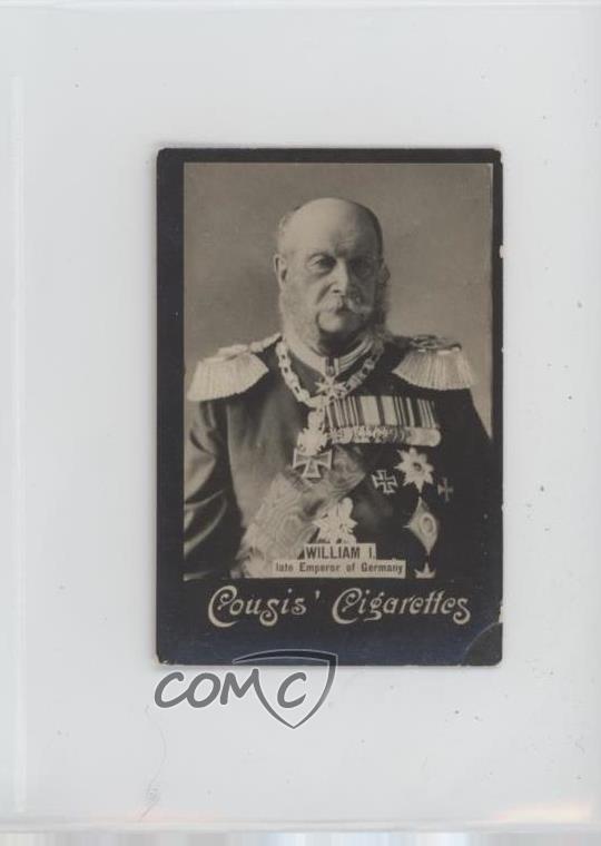 1905 Cousis\' Photographic Celebrities Tobacco William I 14pi