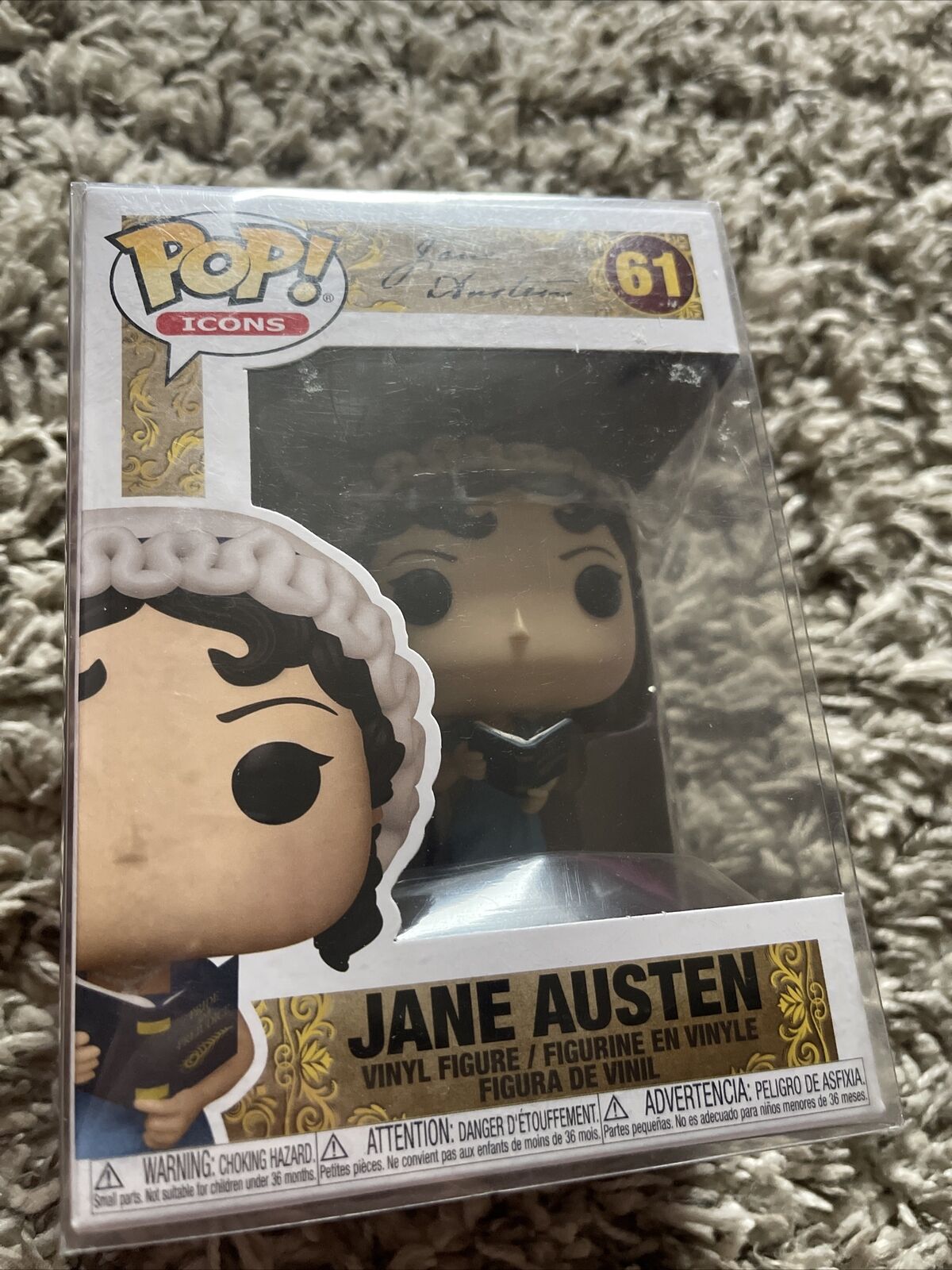 RARE Jane Austen Special Edition Funko Pop Vinyl #61 Vaulted