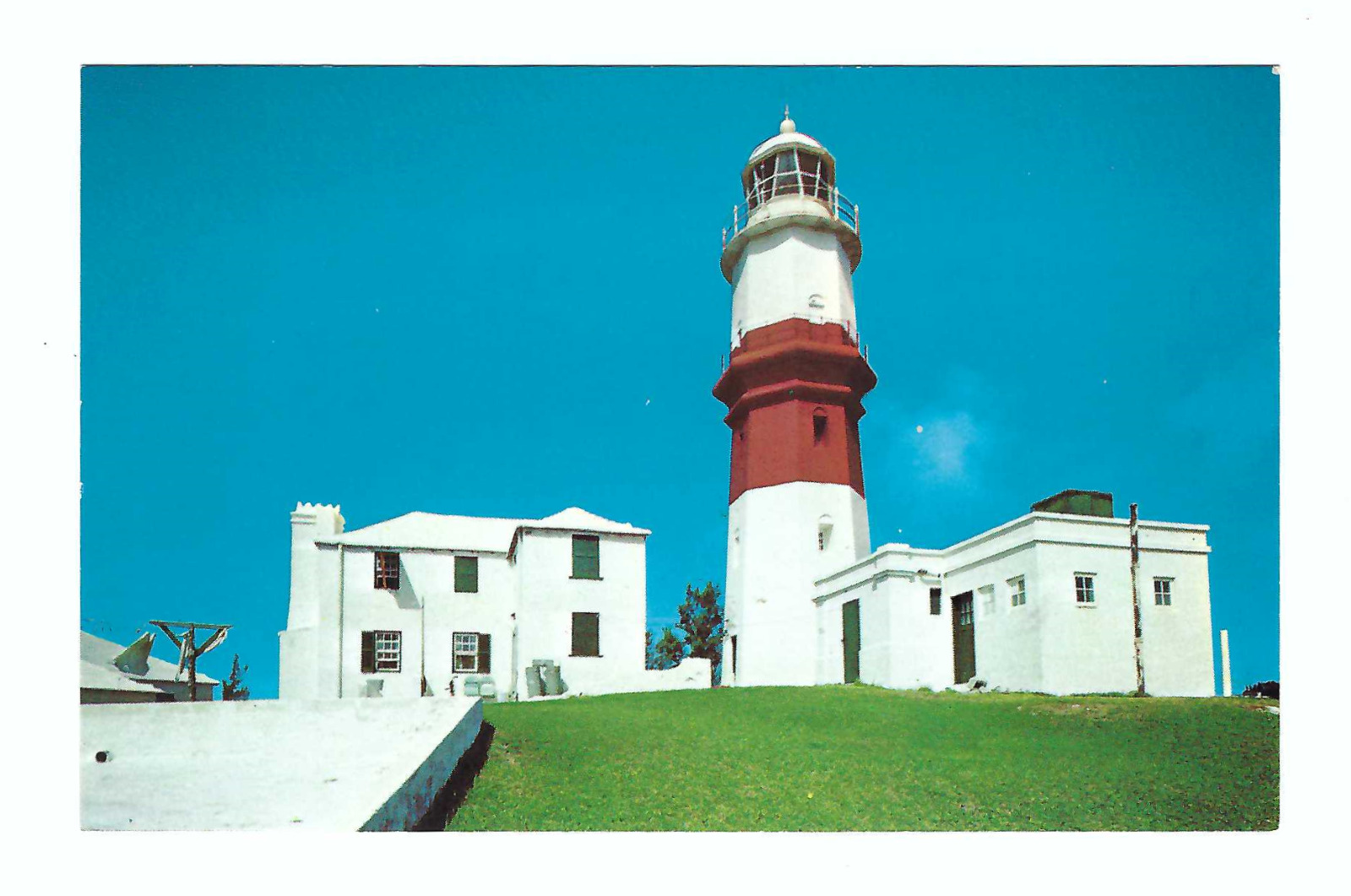 St David\'s Lighthouse St. David\'s Island Bermuda Vintage Postcard