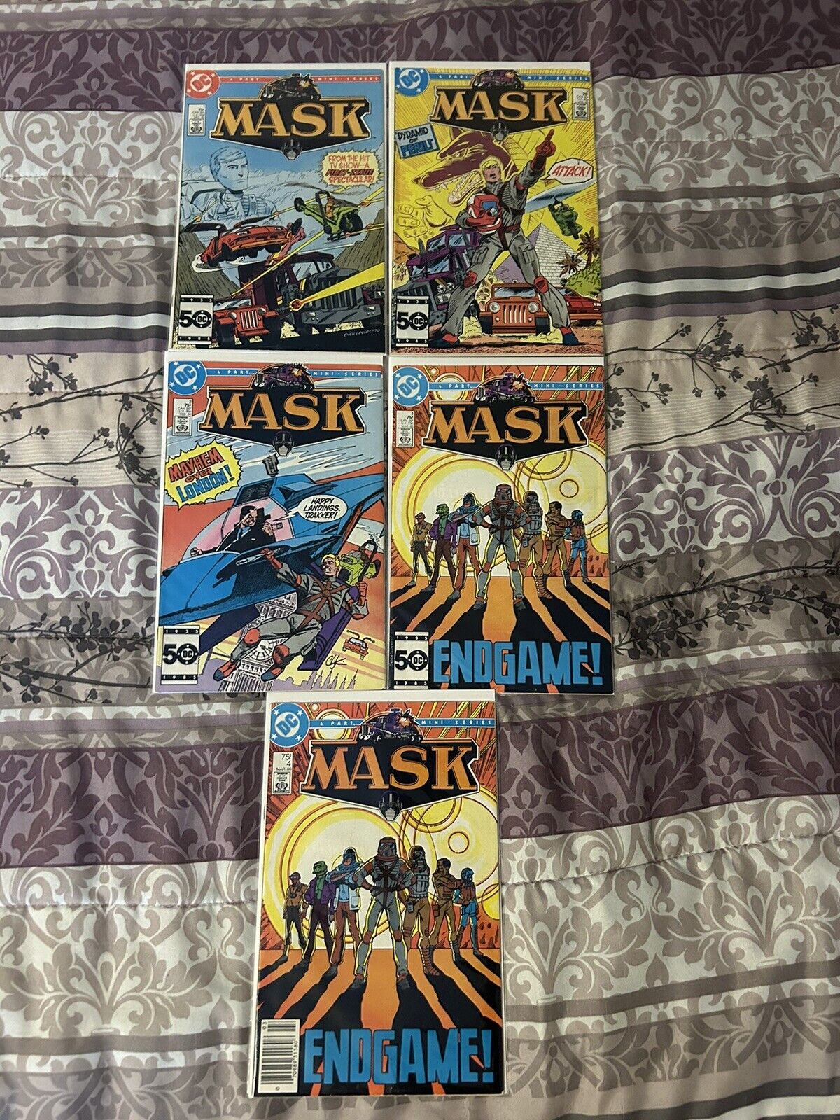 Mask 1-4 Limited Series DC Comics + Newsstand Copy Of #4
