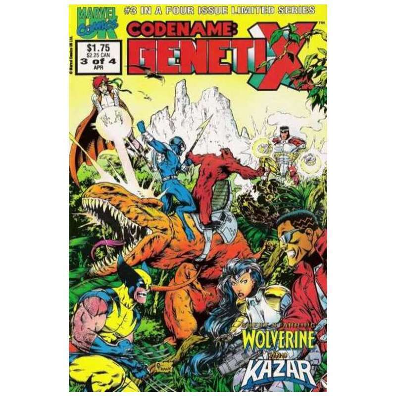 Codename: Genetix #3 Marvel comics NM Full description below [b*