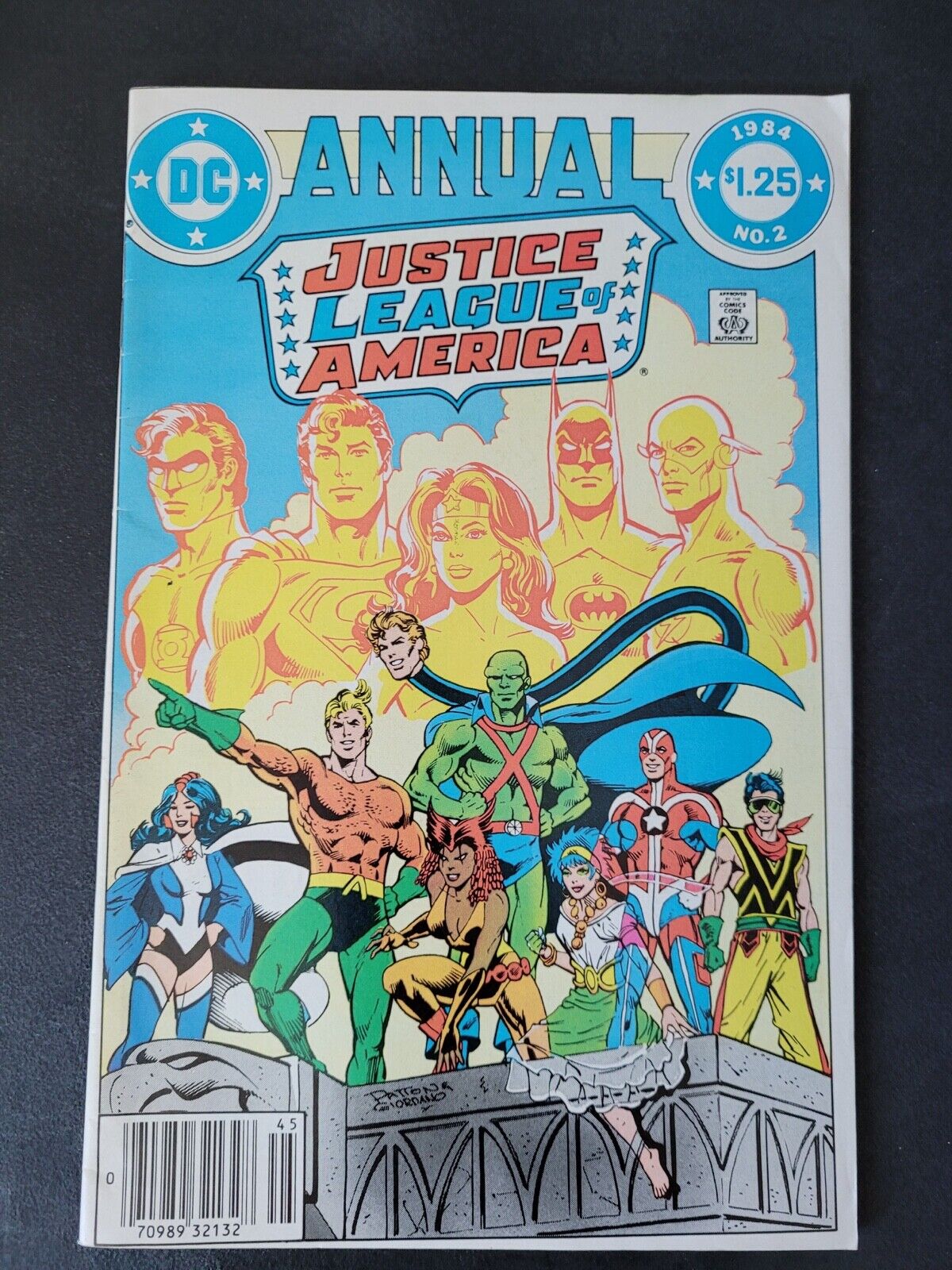JUSTICE LEAGUE OF AMERICA ANNUAL #2 (1984) 1ST APPEARANCE OF VIBE GYPSY STEEL
