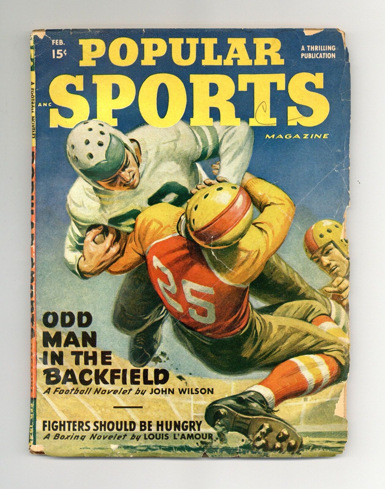 Popular Sports Magazine Pulp Feb 1949 Vol. 19 #3 VG- 3.5