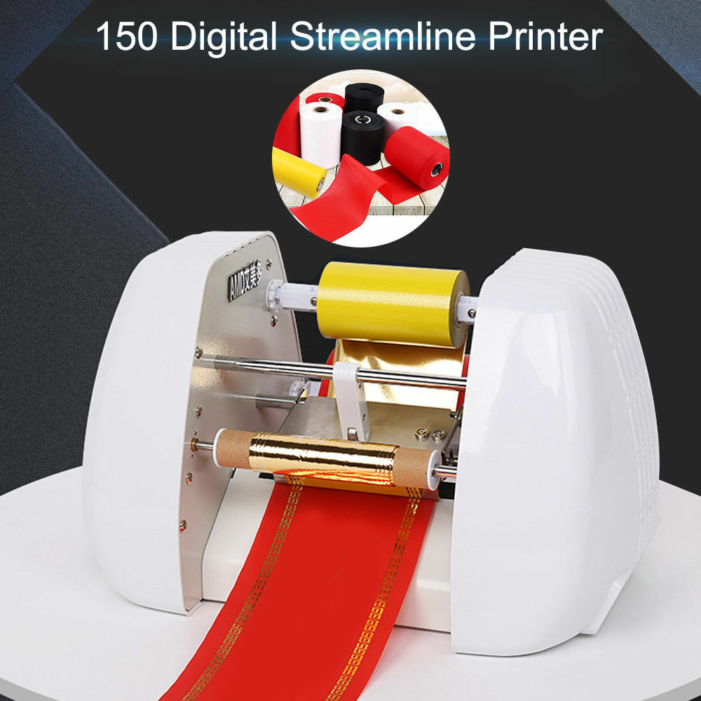 New 1-32mm Digital Mini Ribbon Printer/Digital Satin Ribbon Printing Machine dc