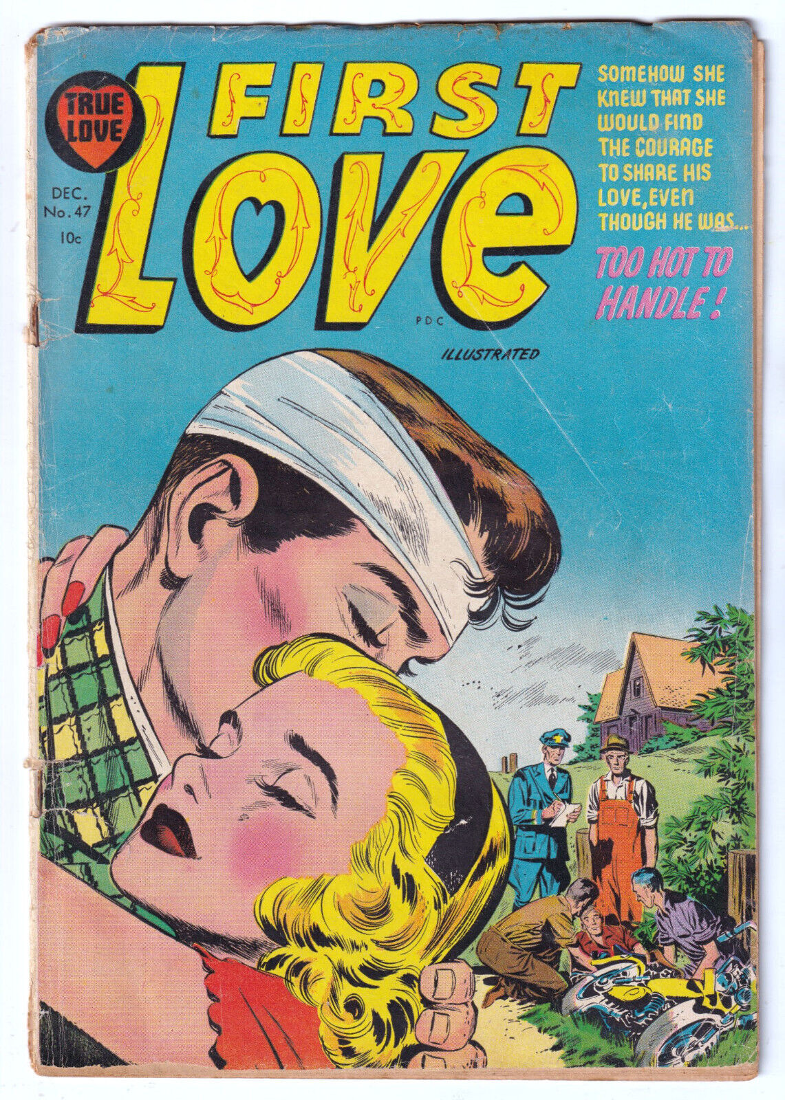 FIRST LOVE ILLUSTRATED 47 (1954 Harvey) Pre-Code, I passed for 21; Scarce