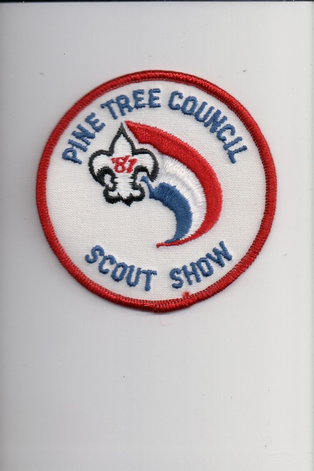 1987 Pine Tree Council Scout Show patch