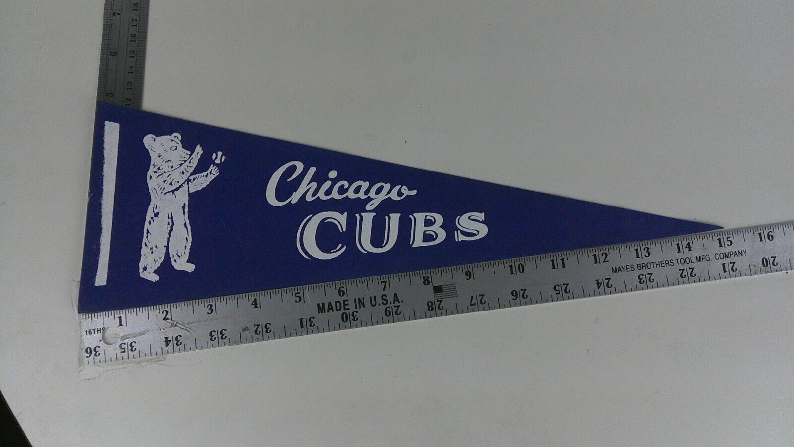 Vintage MLB Chicago Cubs Baseball Related Pennant   BIS