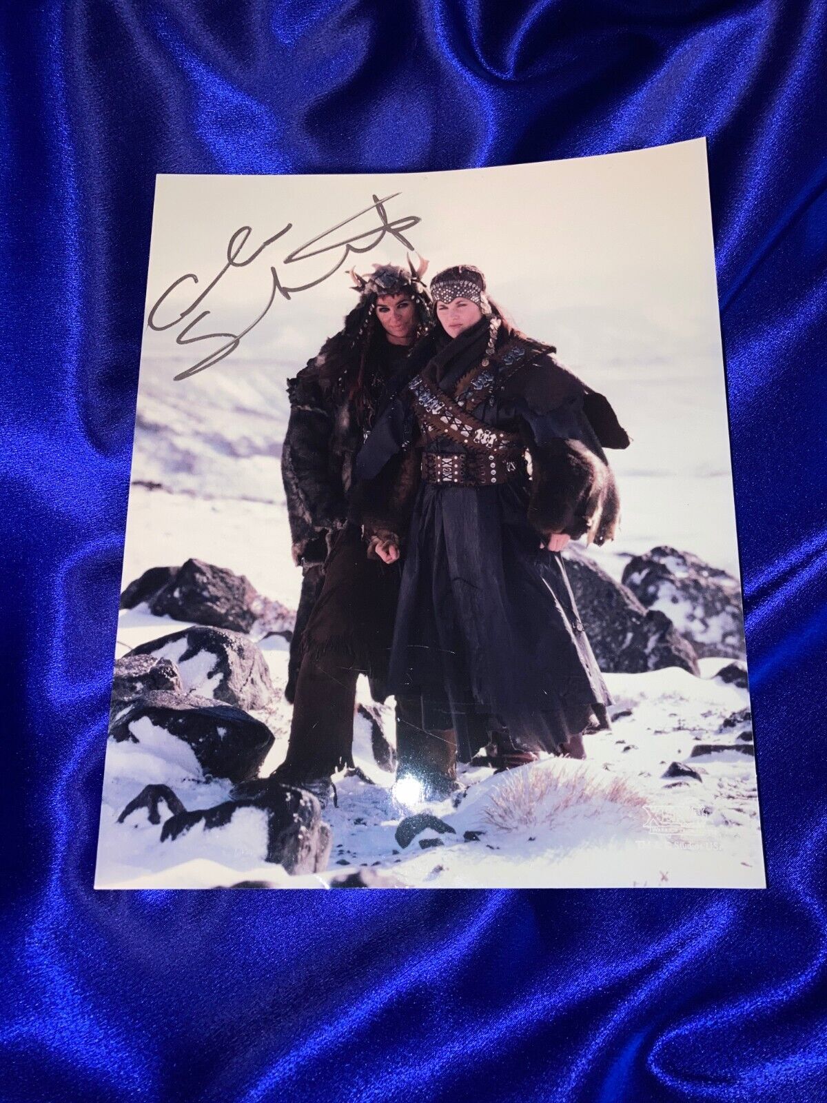 RARE Official Xena  & Alti (Claire Stansfield) SIGNED Photo XE-MISC 41