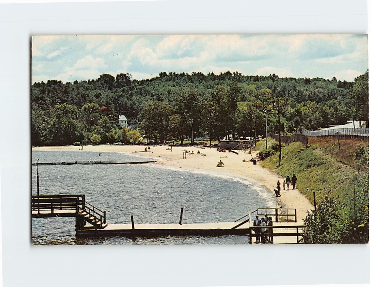 Postcard Weirs Beach on Lake Winnipesaukee New Hampshire USA