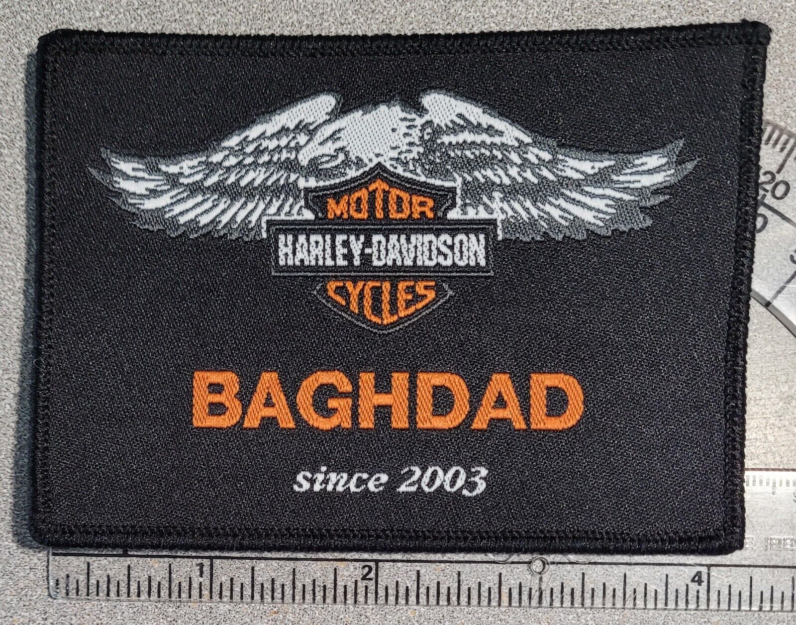 Vintage Harley Davidson BAGHDAD Since 2003 New Cloth Patch Authentic