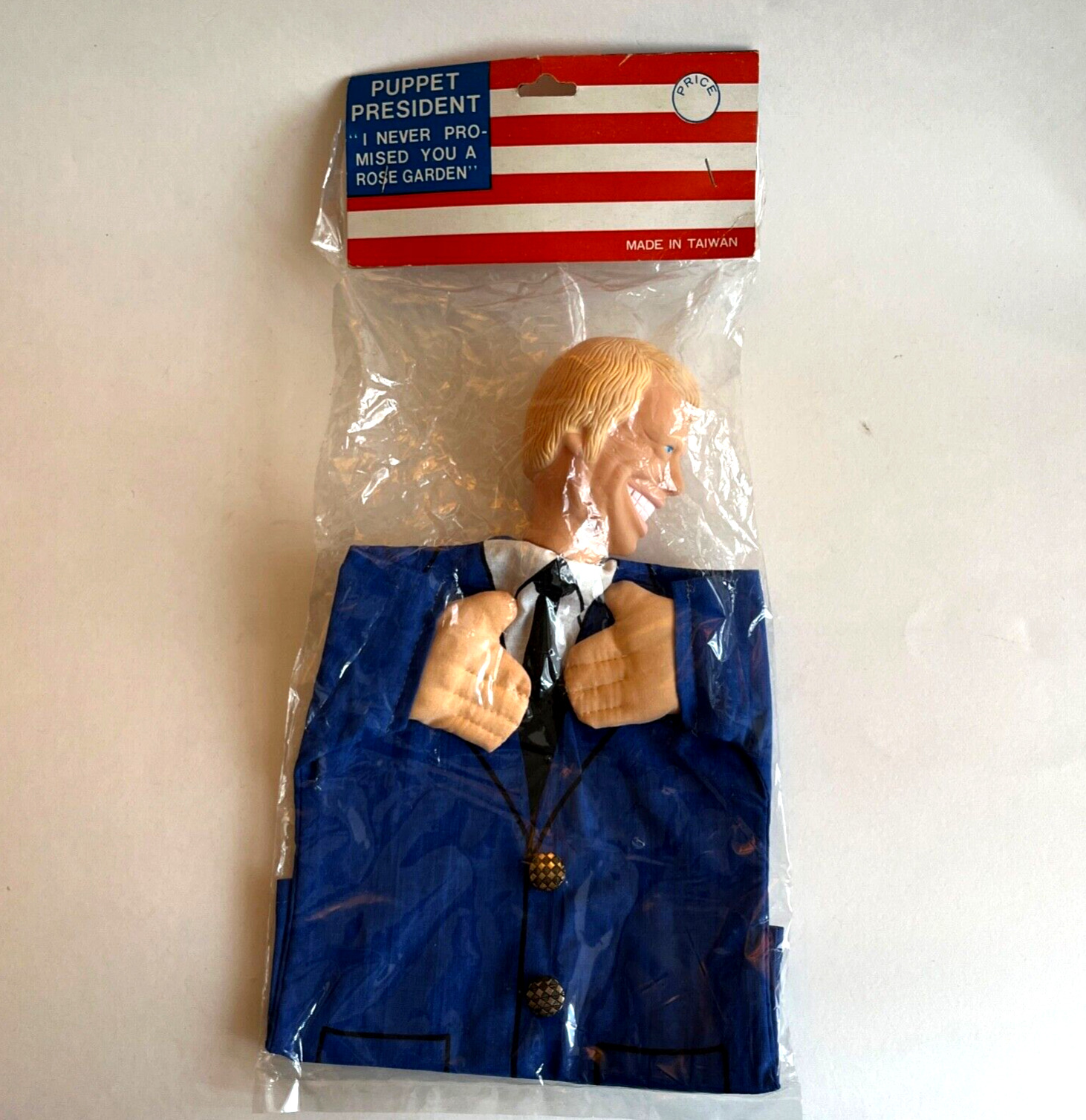 Vintage Rare Jimmy Carter Puppet President in Package