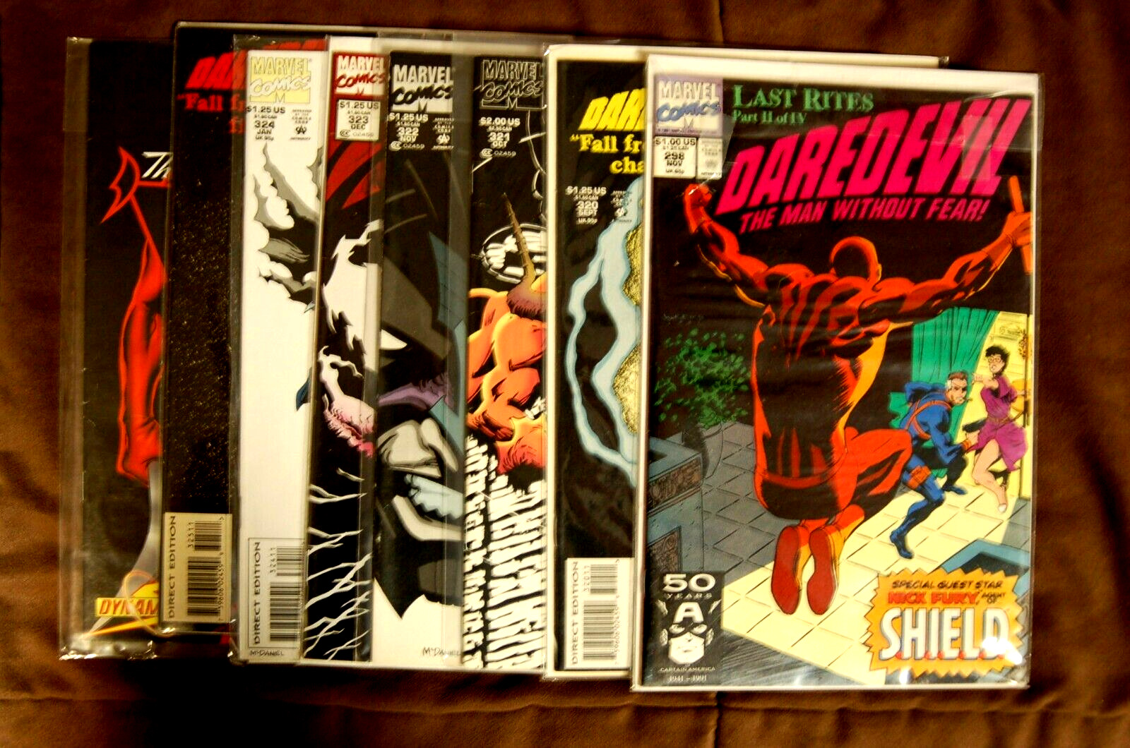 Lot of 8: Marvel Comics Daredevil Run #298-325 Read (3)