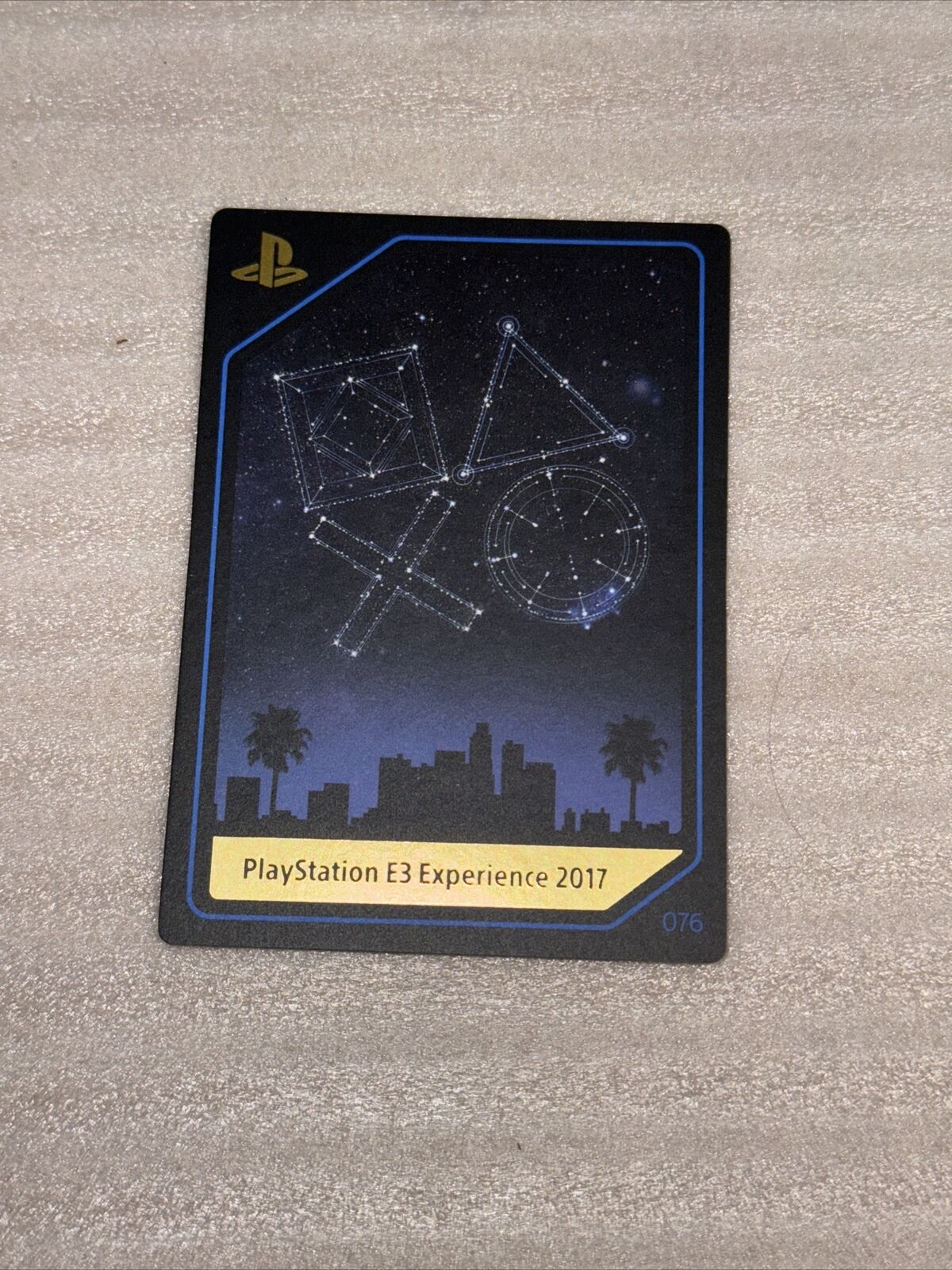 Playstation E3 Experience 2017 - Card Number 076 - Gold Foil