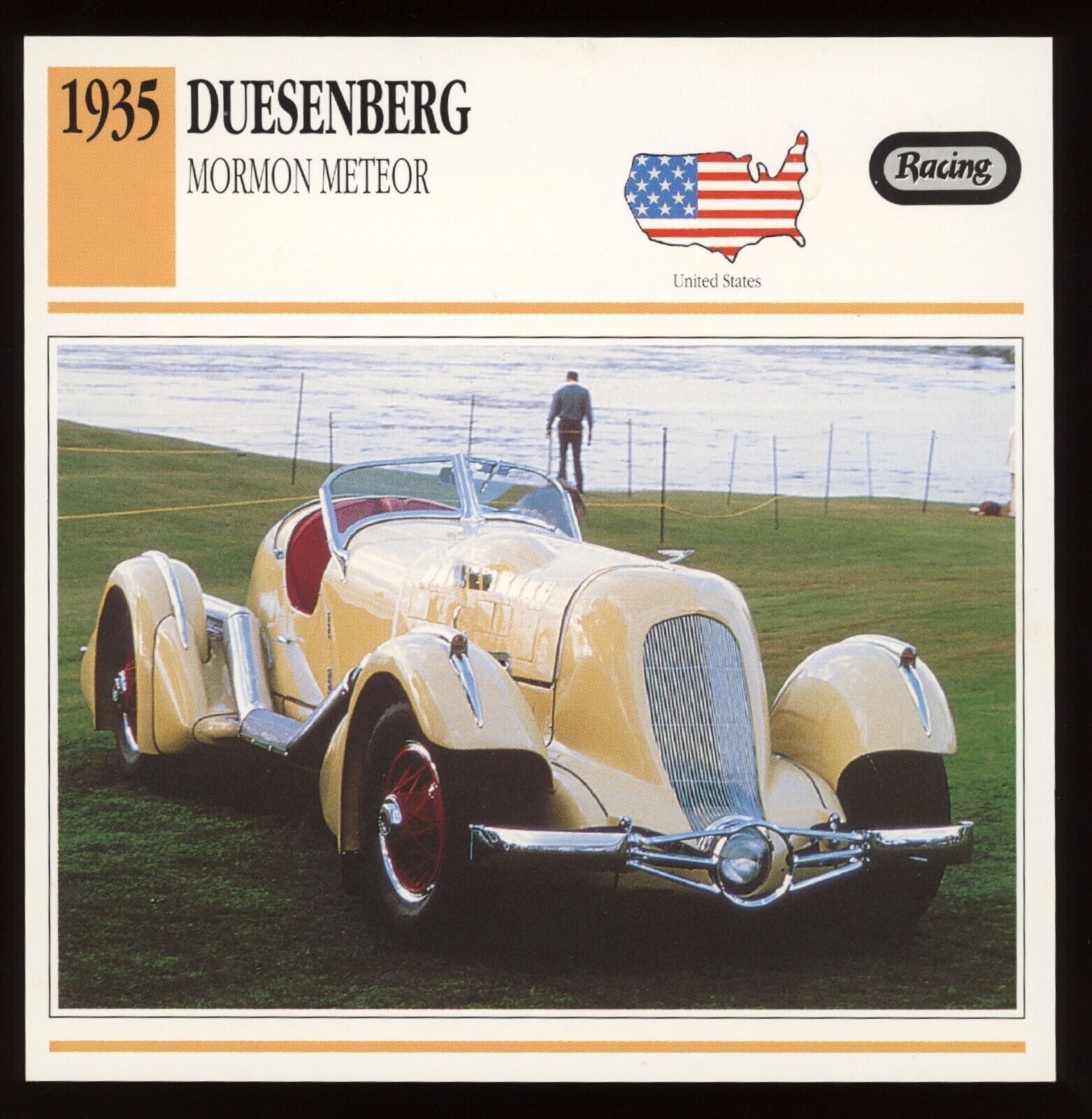 1935 Duesenberg Mormon Meteor  Classic Cars Card
