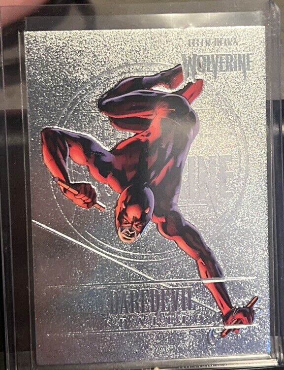 2023 Upper Deck Fleer Ultra Marvel Wolverine Silver Medallion M-11 Daredevil