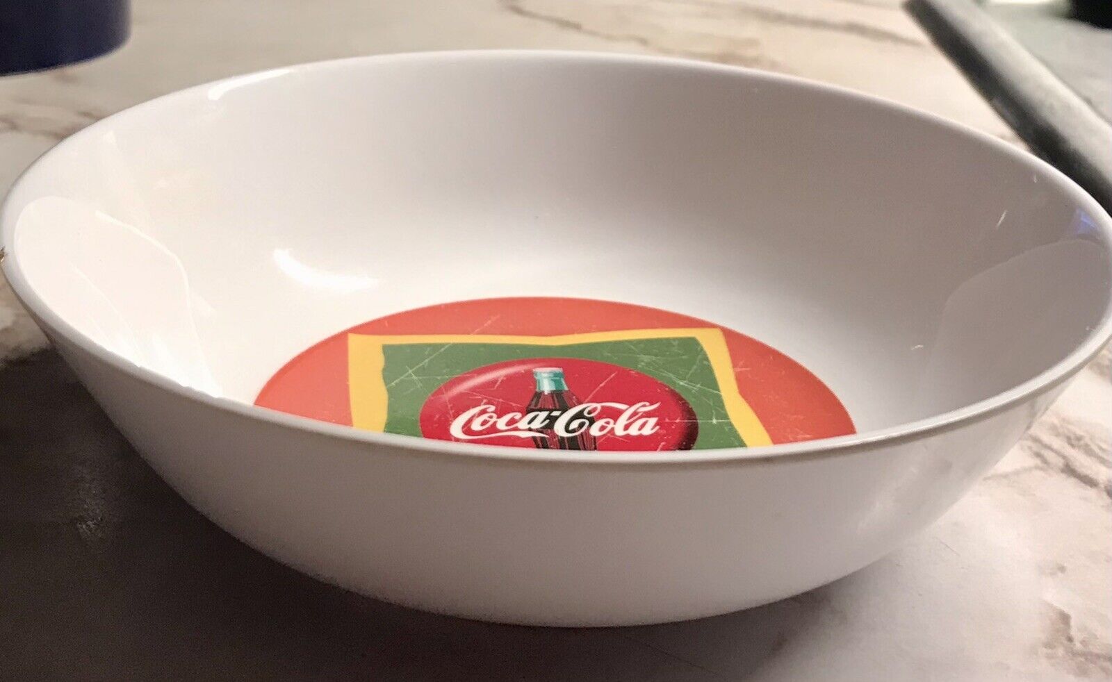 Vintage Coca Cola Bowls- cereal, Soup 1998 Gibson Melamine-set of 3