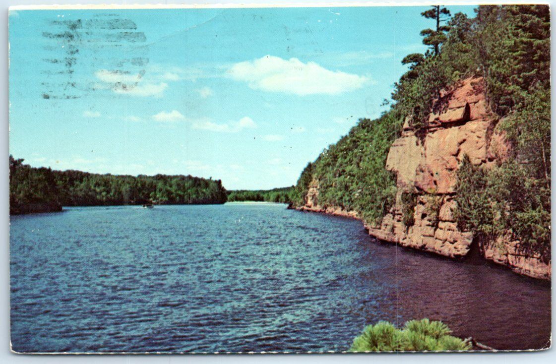 Postcard - Black Hawk\'s Head in the Upper Dells, Wisconsin