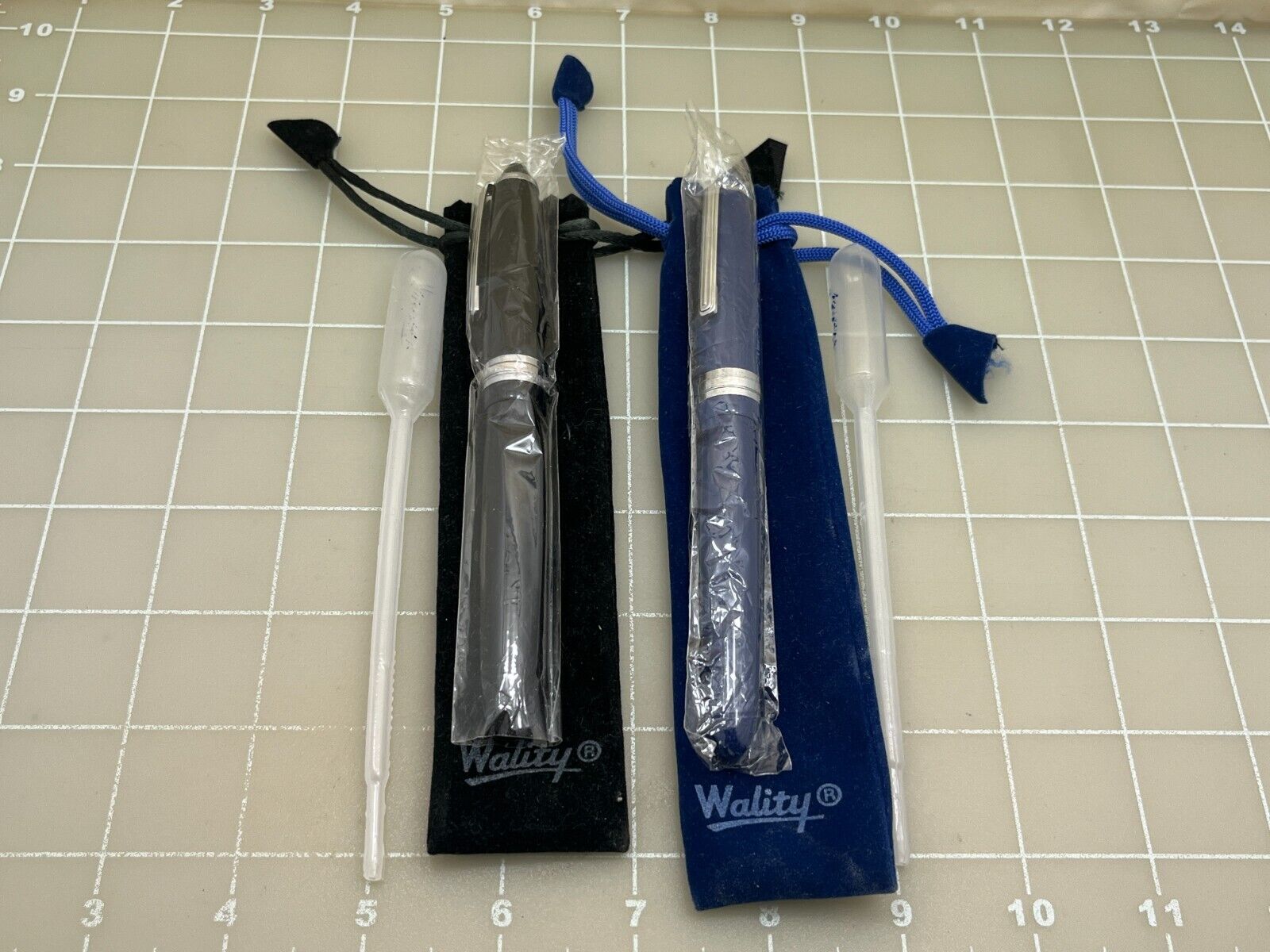 Judd's Lot of 2 New Wality Eye Dropper Fountain Pens