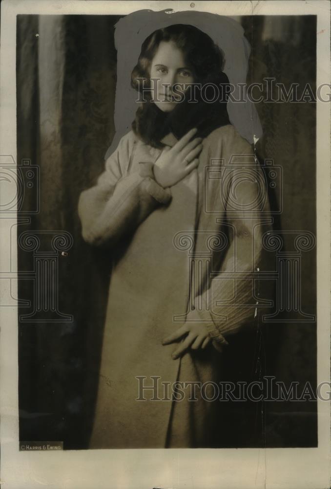 1928 Press Photo Baroness Marie Louise von Prittwitz at German Embassy in D.C.