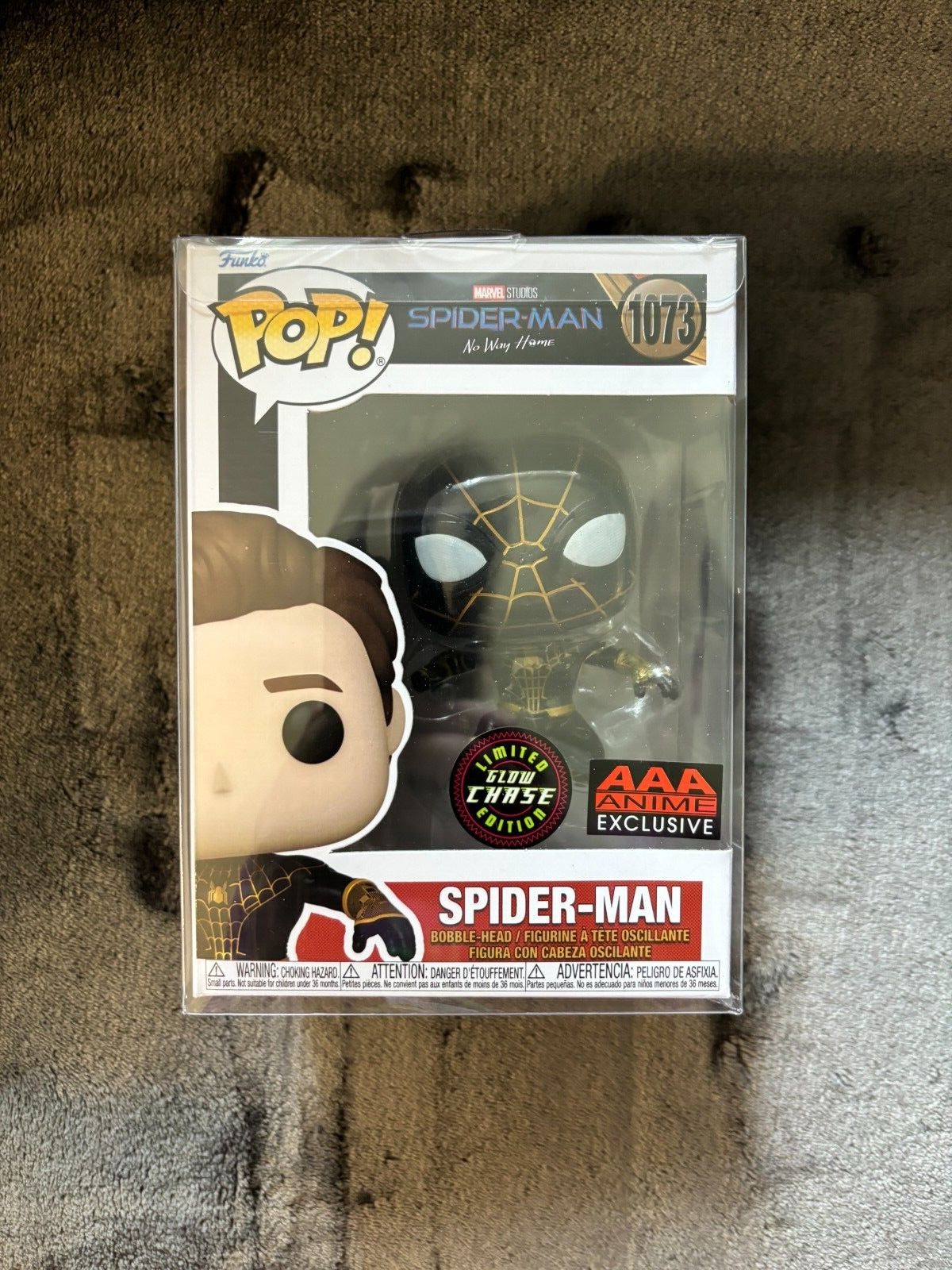 Spider-Man AAA Anime Exclusive CHASE Funko Pop w/ Protector Marvel