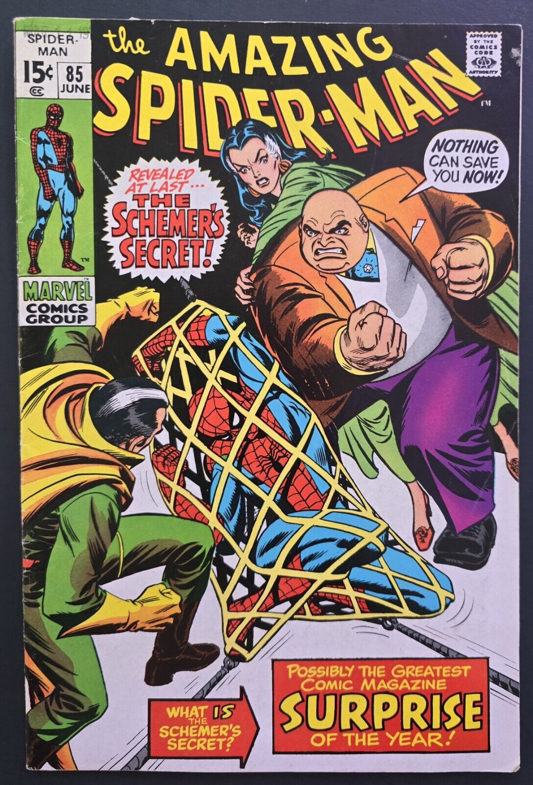 THE AMAZING SPIDER-MAN #85 COMIC BOOK (MARVEL, 1970) BRONZE AGE +