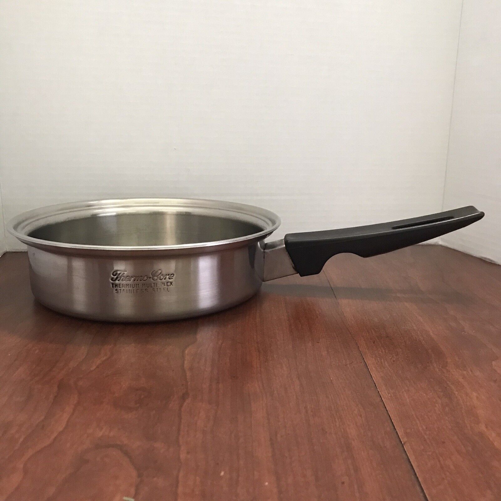 Thermo Core Stainless Steel 9” (Approximately) Skillet Made In The USA ~ No Lid