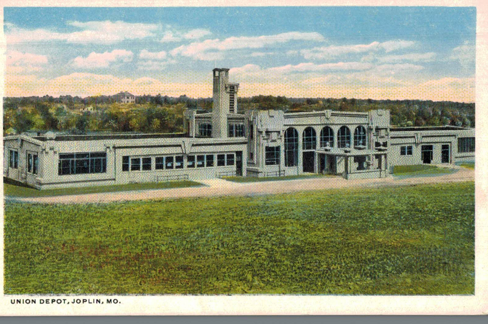 VIntage Postcard-Union Depot, Joplin, MO