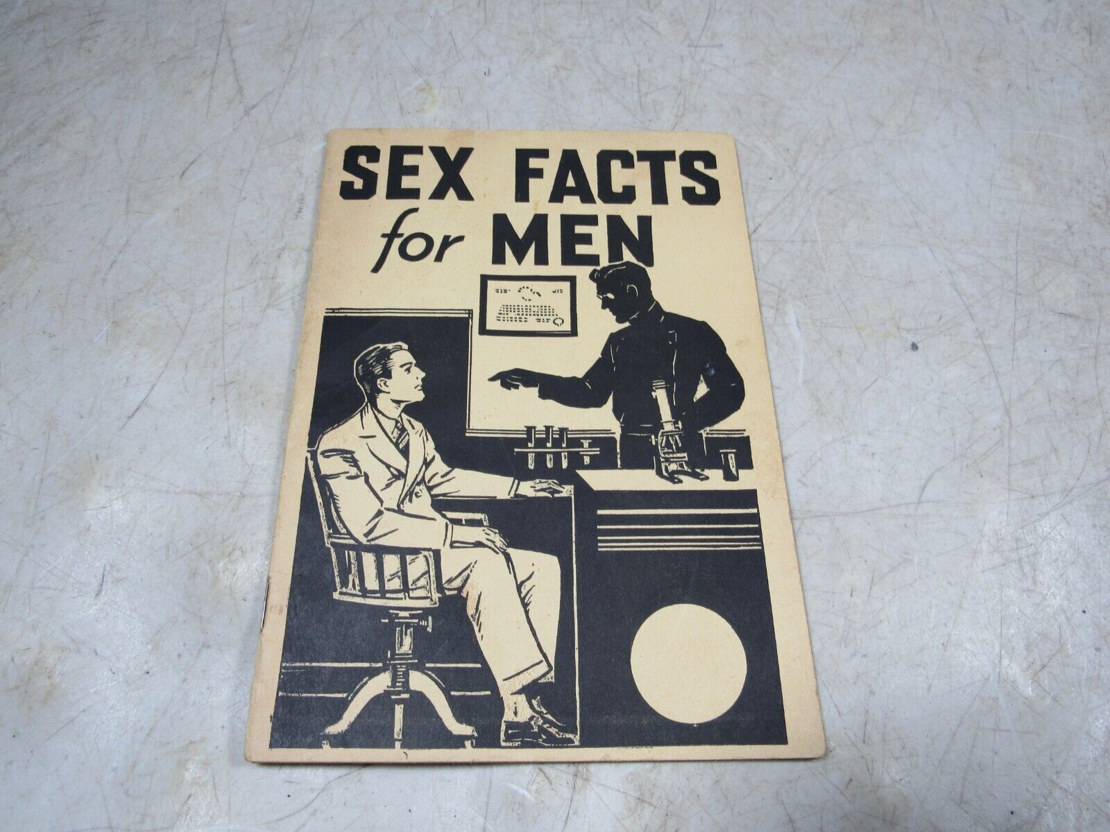Antique 1936 Sex Facts For Men Paper Booklet Book Richard J Lambert Padell 