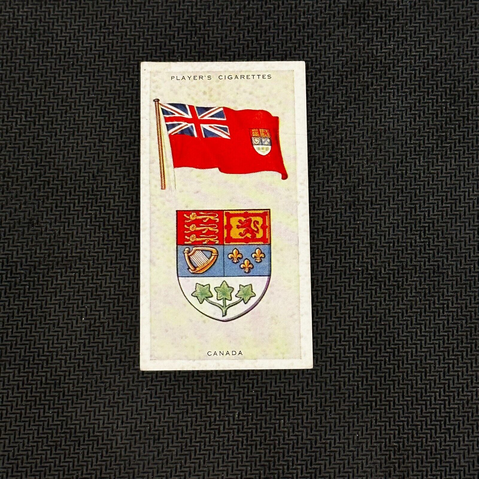 1936 John Player Cigarettes Card - National Flags and Arms #8 Canada - Tobacco